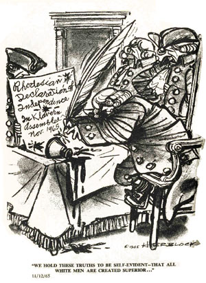 American Caricature of Ian Smith and Associates