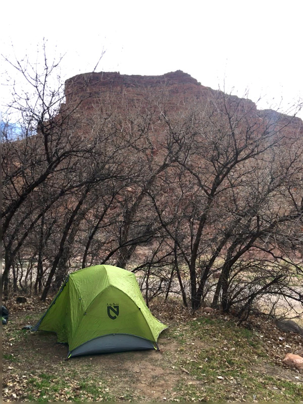 Green Tent Exterior