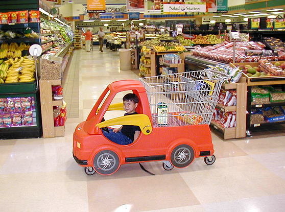 Trucking Through The Grocery Store