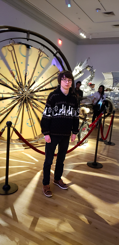 Michael at the Renwick Gallery