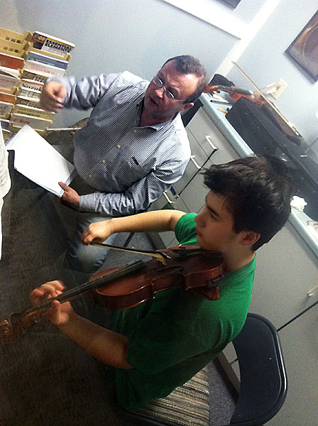 Violin With Mr. Victor